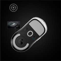 Logitech PRO X SUPERLIGHT Wireless Gaming Mouse - Ultra-Lightweight Optical Wireless Gaming Mouse in White - Unleash Your Gaming